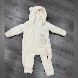 H&M Cream Fleece Kids Footie